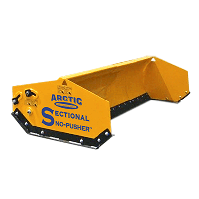 Yellow Arctic Sectional No-Pusher