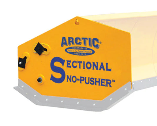 Arctic Sectional No-Pusher snow removal tool on a white background