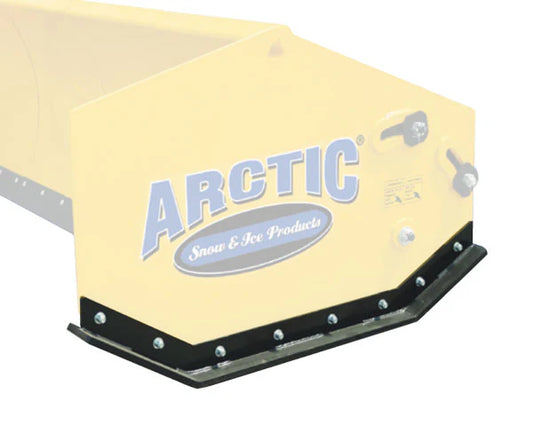 Arctic snow and ice product on a white background